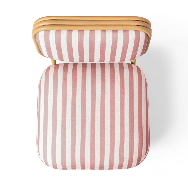 Fauteuil d'appoint Dorine Cherry, Rouge