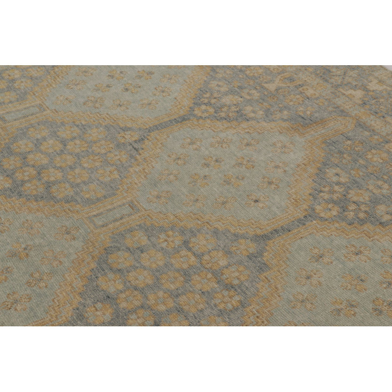 Distressed Homage Hand Knotted Wool Area Rug