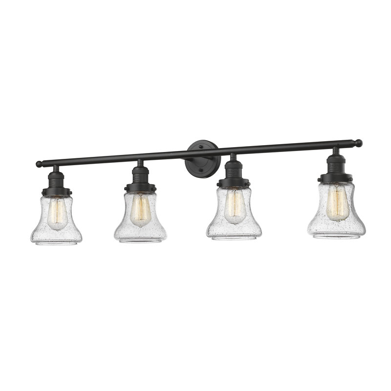 Reyhani 4 - Light Dimmable Vanity Light, Oil Rubbed Bronze, Seedy