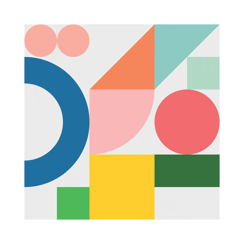 Playpark III - Print on Canvas, 45.72 cm H x 45.72 cm W x 1.91 cm D, Wrapped Canvas