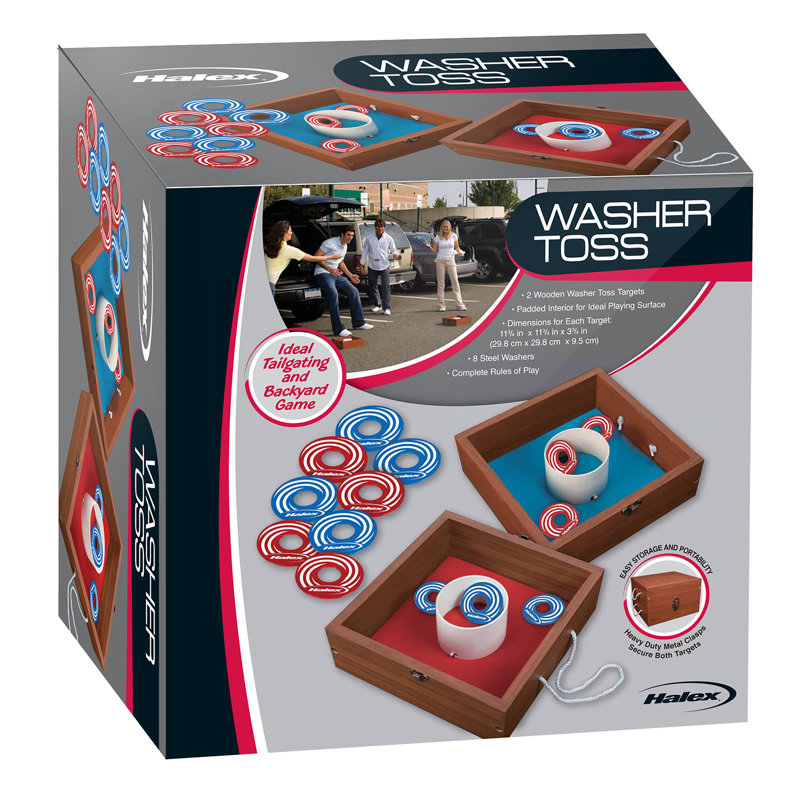 Hedstrom Halex Solid Wood Washer And Ring Toss