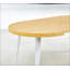 Table de salle à manger et de bureau extensible avec pieds en métal, plateau en panneau de fibres à densité moyenne, tailles ajustables, pour espaces polyvalents-523867590-523867595
