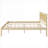 Light Natural King Solid Pine Platform Bed, Wood Frame with Headboard, Wood Slat Support, No Box Spring Required