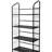 Metal Standing Book Shelf, Black finish-203876336