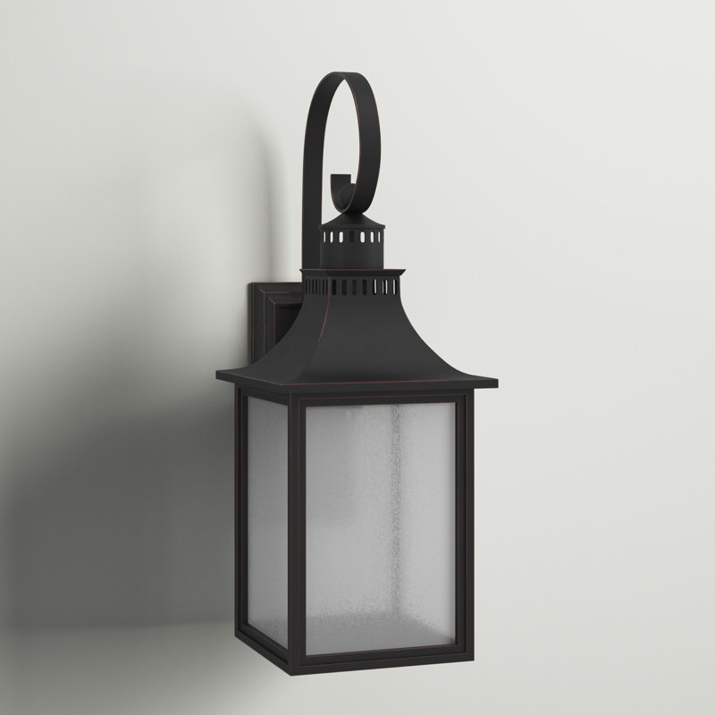 Monte Grande Light Outdoor Wall Lantern, 17.75", English Bronze