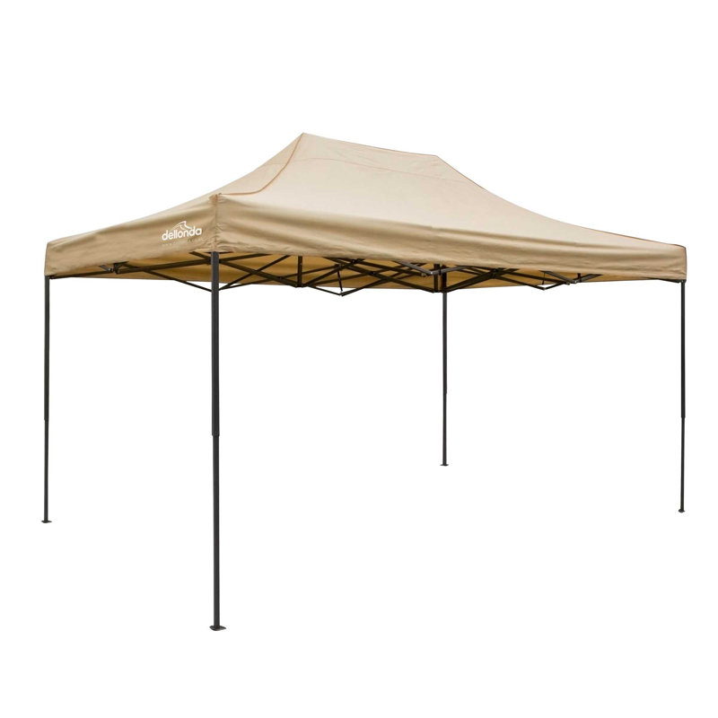 Premium 3m x 4.5m Steel Pop-Up Gazebo, Beige