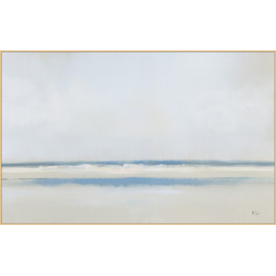 «Look Out to See», peinture sur toile à cadre flottant