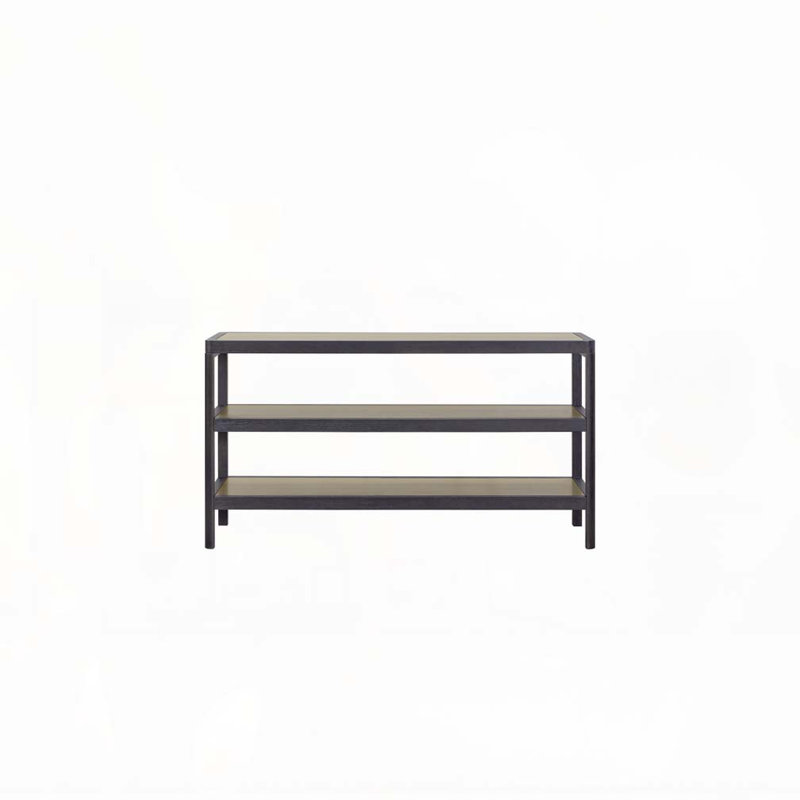 Console Table W/ Metal Insets