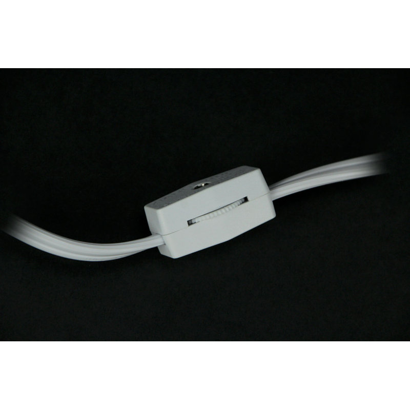 Lampe d'appoint en résine corail blanche tubulaire, style côtier, avec lumière chaude et ampoule de type A, hauteur de 20 cm