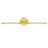 24" Integrated LED Wall Light in Satin Gold Finish – Modern Indoor Sconce-502971702