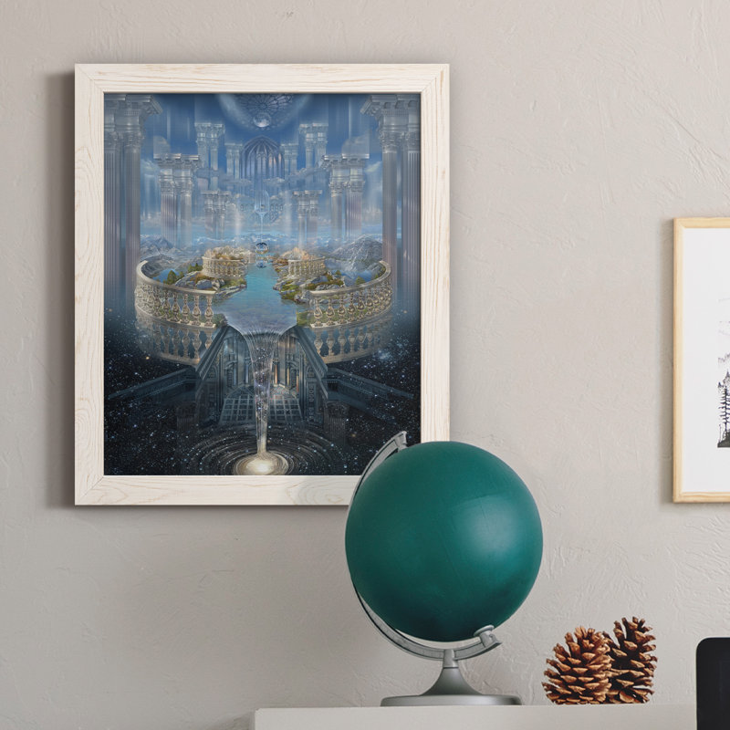 Solace - cadre photo, impression sur toile, Cadre blanc, H 20 po x l 17 po x P 1,5 po