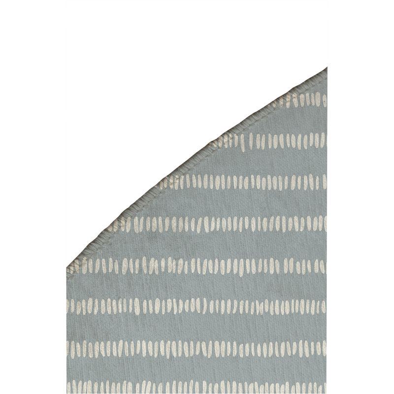 Tapis d'extérieur antidérapant Scatter Row, Rond 5 pi