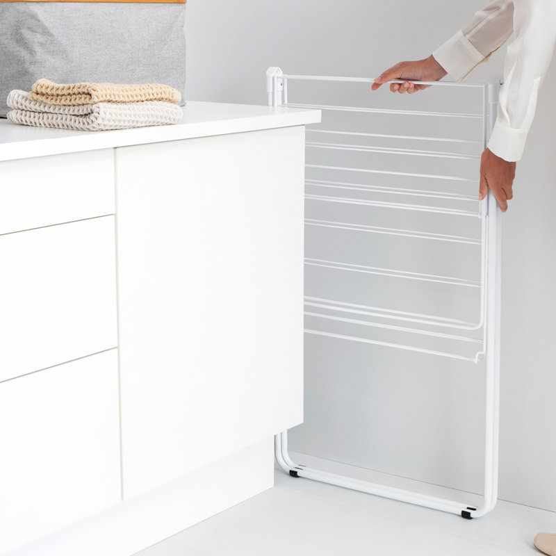 Brabantia Hangon 15 m Folding Drying Rack, White