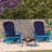 Chaises Adirondack en résine de polyester toutes saisons avec coussins Rangins-1054847153