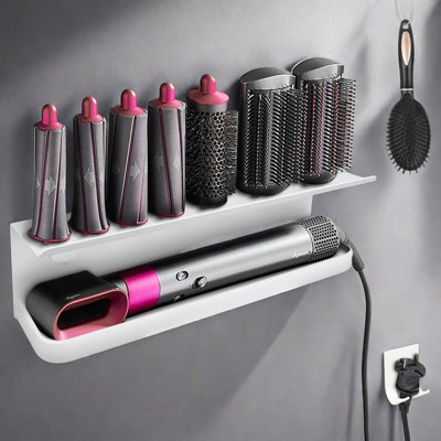 Wall Mounted Storage Holder Compatible with Dyson Airwrap Storage Stand Rack
