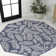 Mechling Nevis Palm Frond Navy/Ivory Indoor/Outdoor Rug