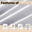 Microfiber Striped Duvet Cover Set with Pillowcases-169491132-169491078