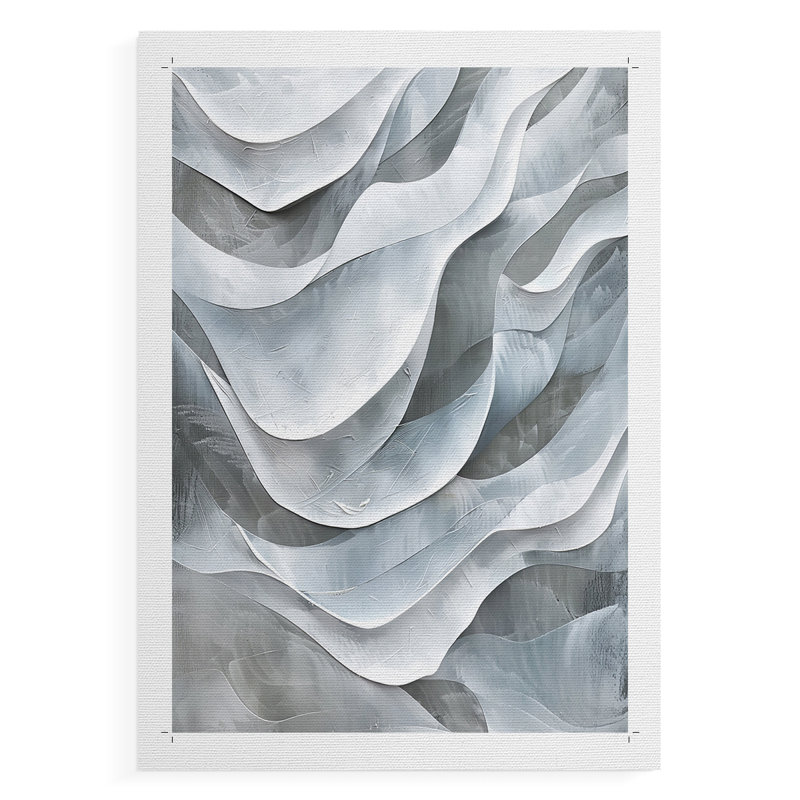 Série ABSTRACT CDLIV - Impression sur toile seulement - NON CADRE, H 18 po x l 12 po