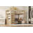 Wood Full Size Loft Bed With Built-In Wardrobe, Desk, Storage Shelves And Drawers, Walnut-1465159778