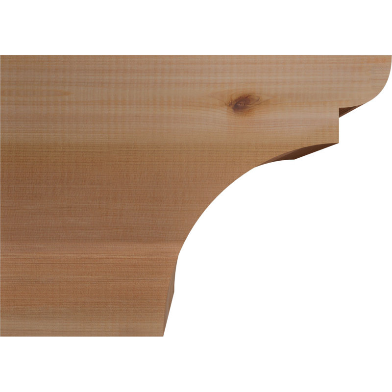Yorktown Smooth Rafort Tail, Cèdre rouge, H 12 po x l 16 po x P 5,5 po