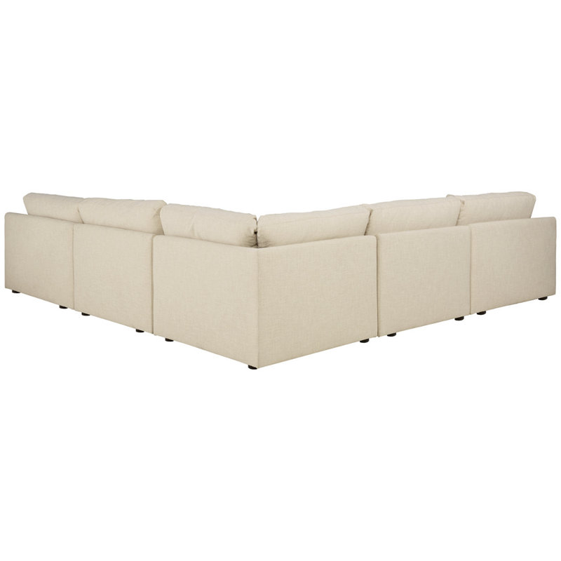 Canapé modulaire en lin 5 pièces Lacrista