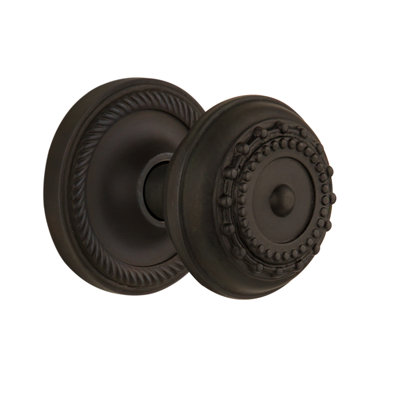 Rope Rosette with Meadows Door Knob