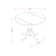 Philipston Extendable Round Solid Wood Dining Table