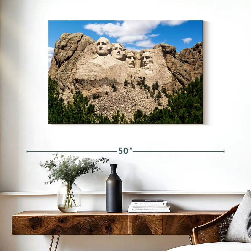 Lelar Mount Rushmore Landmark, 26" H x 39" W
