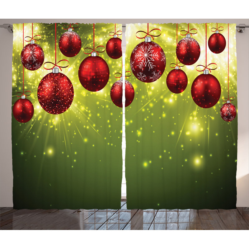 Semi Sheer Curtain Pair, 54" W x 108" L