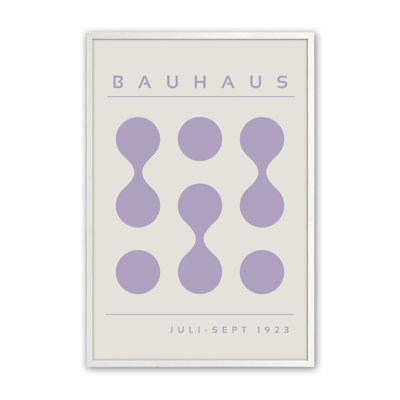 Mauve Bauhaus Flow I, impression
