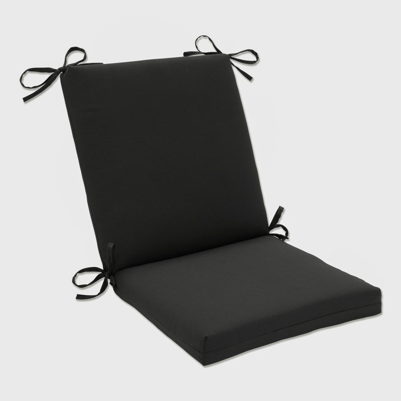 Coussin de chaise Amarina, Noir