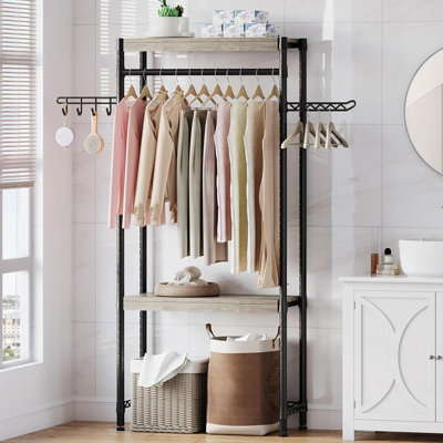 Séchoir à linge 28 "à usage intensif 28" - Tablette de rangement pour la lessive à 4 tablettes