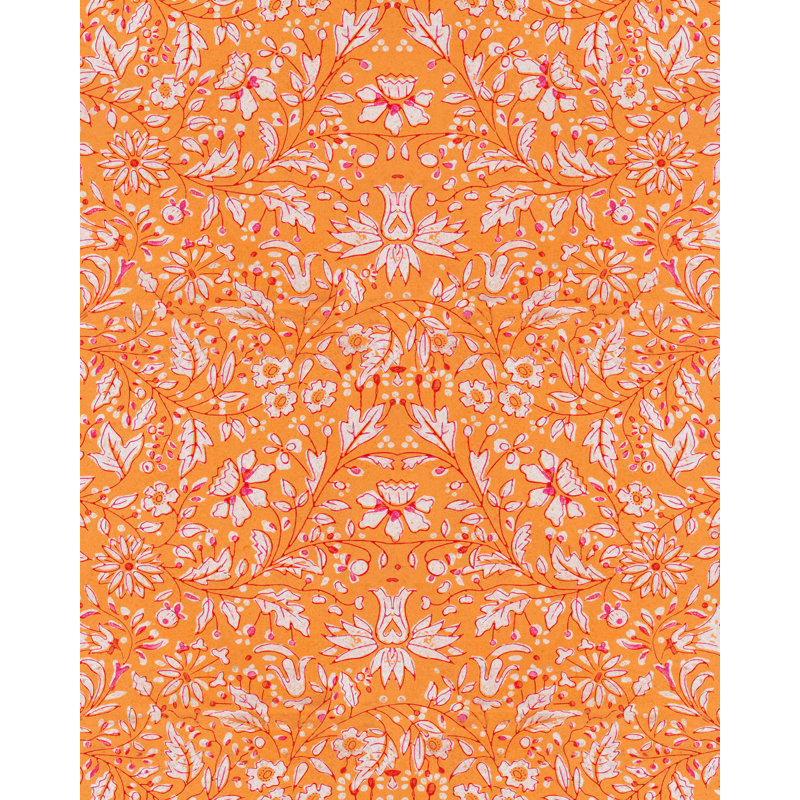 COUNTRYSIDE FLORAL Apricot, Orange/Red/Tan
