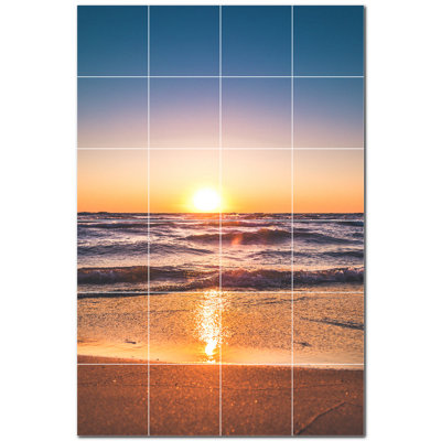 6'' x 6'' Satin Ceramic Decorative Mural