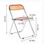 Chaise pliante en plastique-364005594