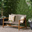 Causeuse d'extérieur en bois d'acacia HAMPTON