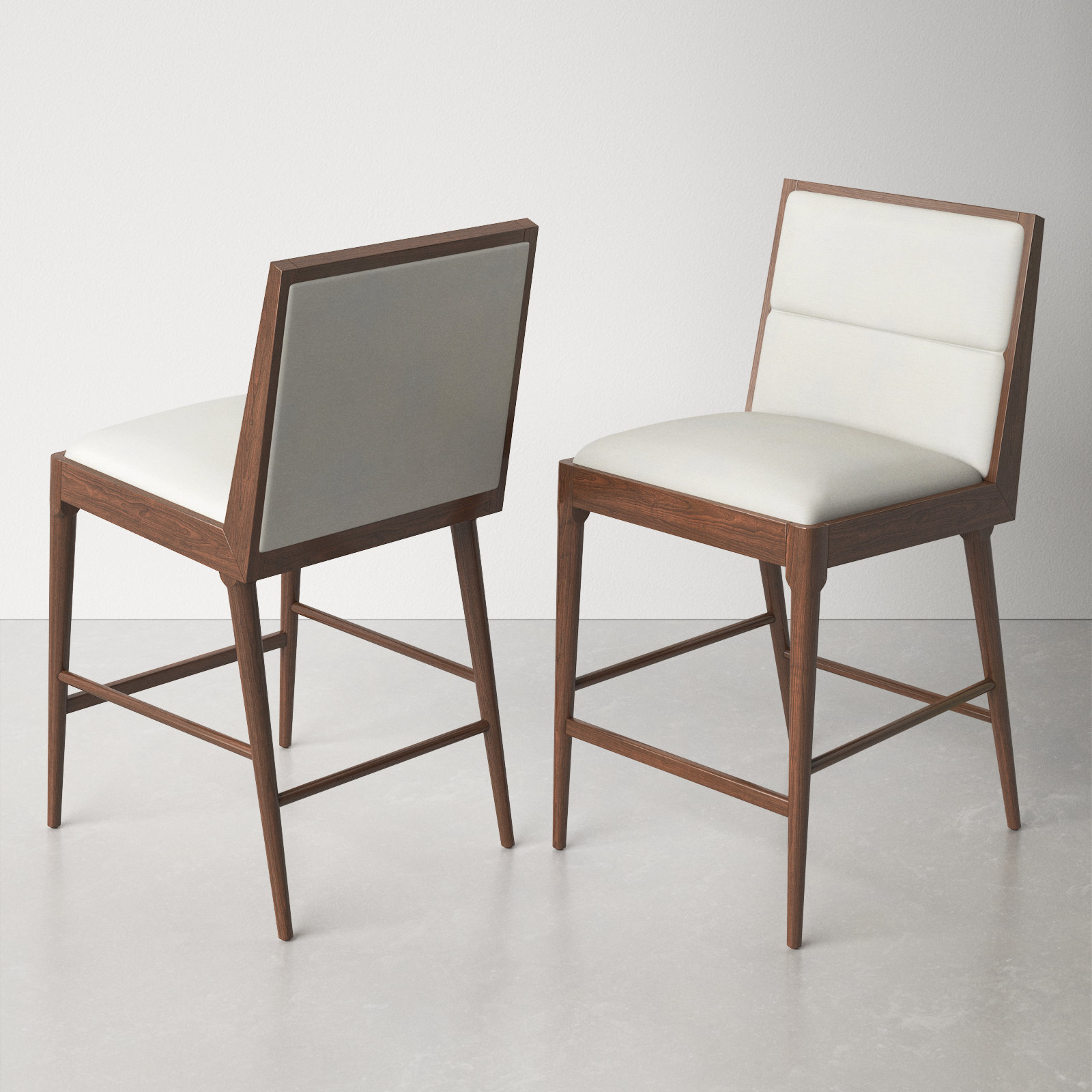 Preston 23" Bar Stool, Walnut