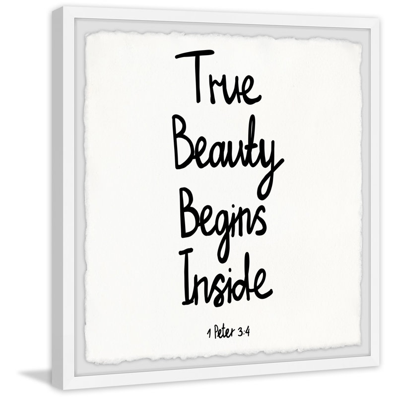 True Beauty by Marmont Hill - Single Picture Frame Print, 61cm H x 61cm W
