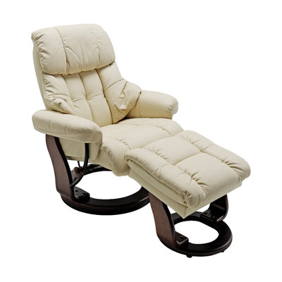 Kalmus 90cm Wide Swivel Ergonomic Recliner
