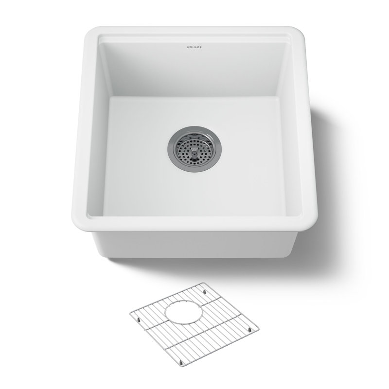 Billings Undermount Bar Sink, White
