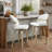 26'' Swivel Upholstered Counter & Bar Stool with solid wood frame-866020946-866020947
