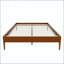 Base de lit plateforme en bambou massif avec support en métal - aucun sommier nécessaire-1348265084-1348265085