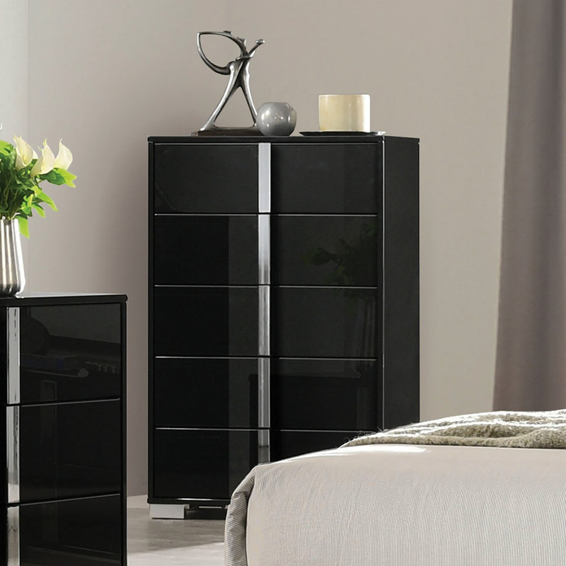 Mobilier de chambre à coucher 1pc, Noir
