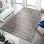 Gray Handwoven Wool Linen Texture Geometric Modern Contemporary Carpet Rug-1372548911