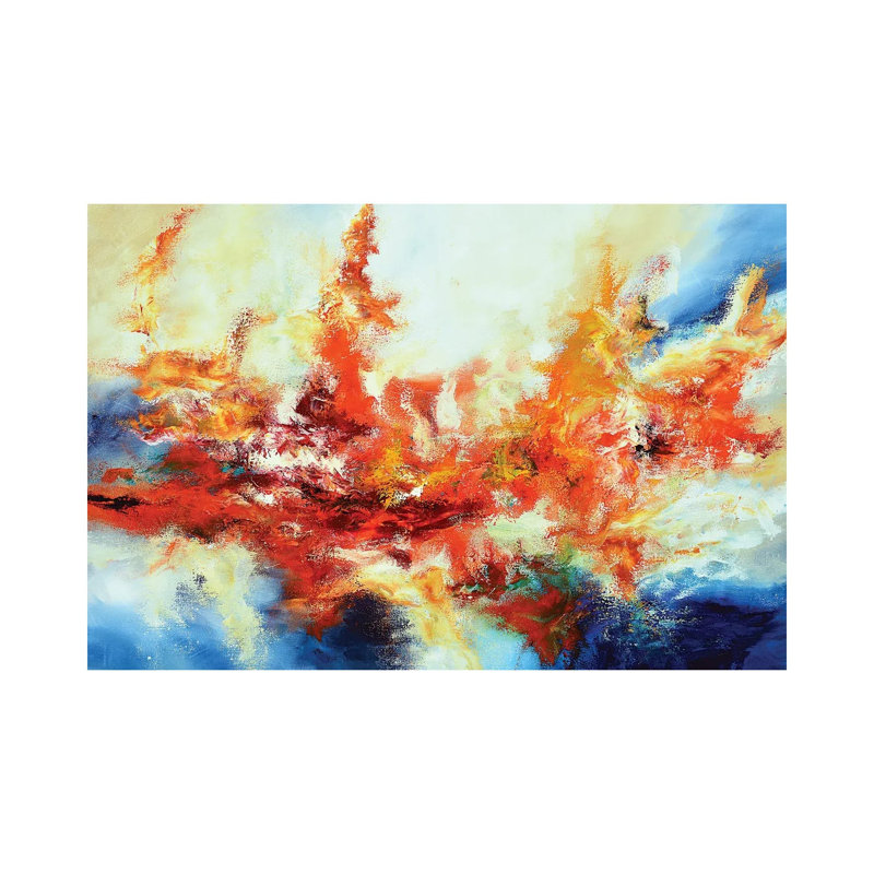 Basse-Terre Sunset by Andrada Anghel - Wrapped Canvas Print, 20.32 cm H x 30.48 cm W
