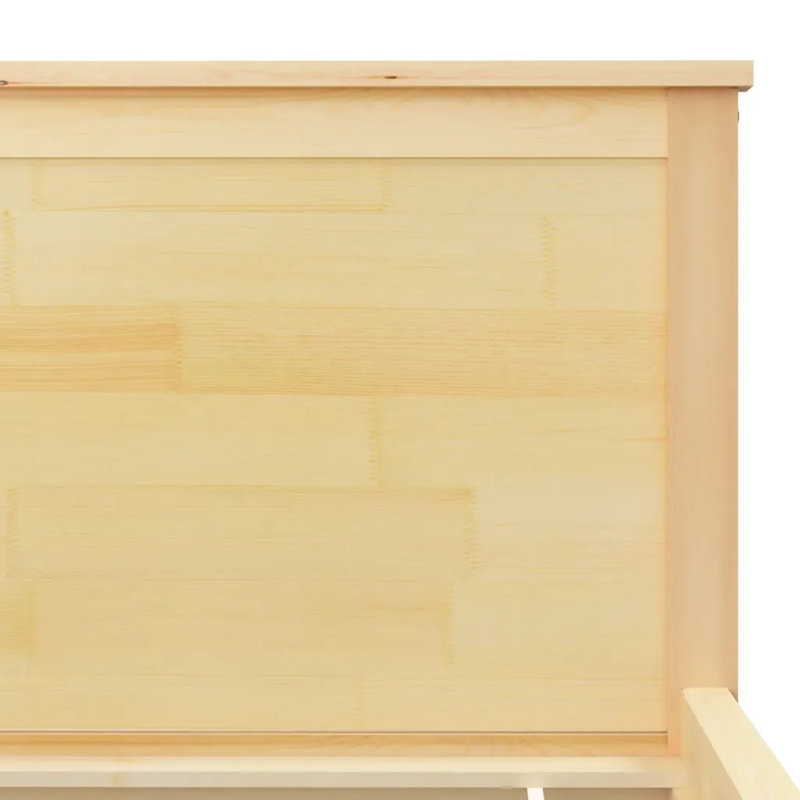 Graci Solid Wood Bed, 120 x 200cm, Natural