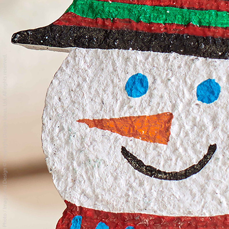 Ornement Sugarplum - bonhomme de neige