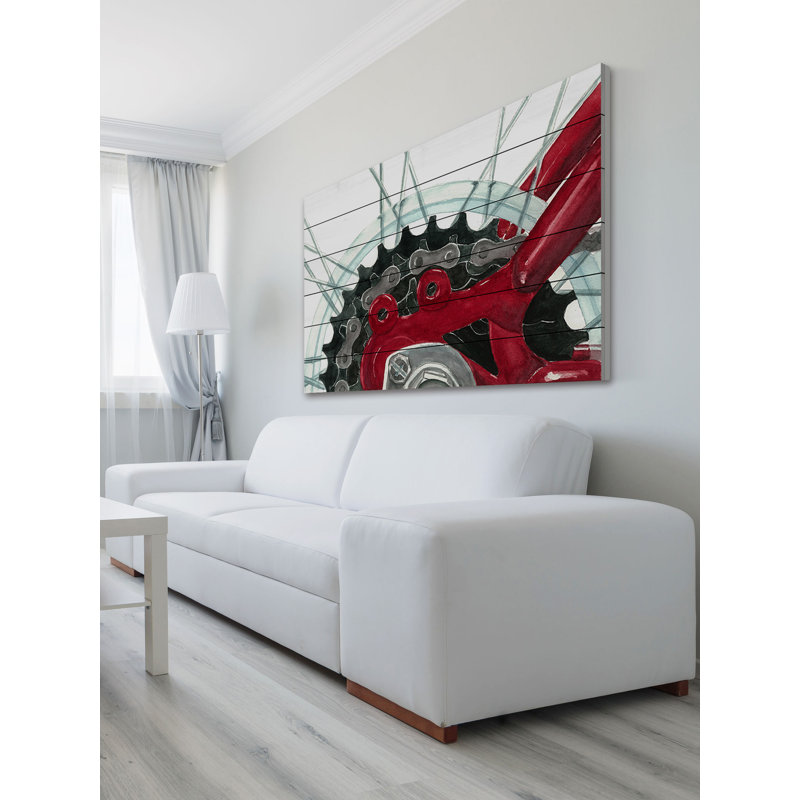 18 Gears 1 Piece Painting, 61cm H x 91cm W x 4cm D