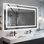 Modern 40X24 Inch Frameless LED Bathroom Mirror,Smart Mirror