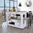2-Drawer 2-Shelf Kitchen Island